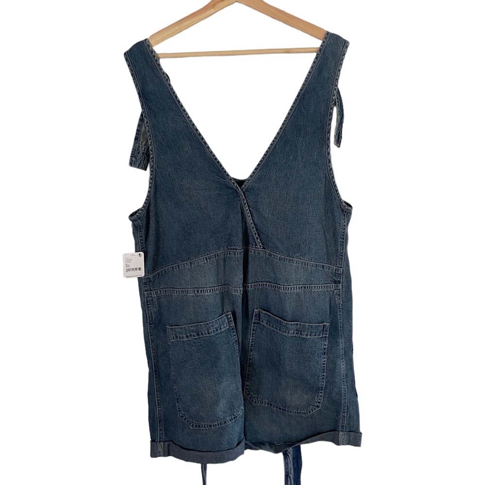 NWT Free People denim overalls - Picture 4 of 5